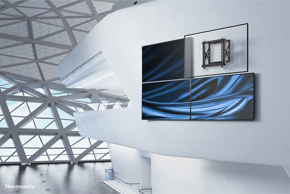Neomounts WL95-800BL1 Supporto videowall da parete 42-70" - Pop-out - max 35 kg